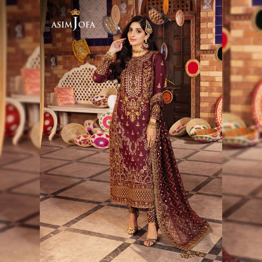 Asim Jofa Chiffon Fancy