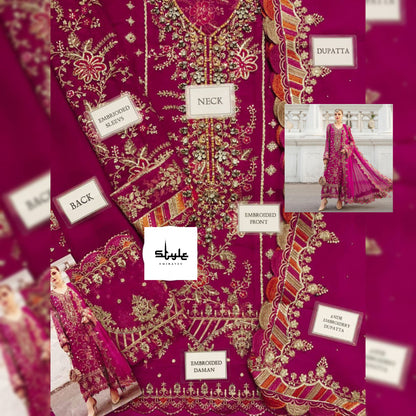 Maria B Chiffon Fancy