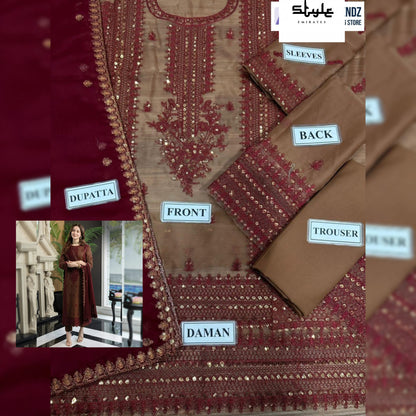 Asim Jofa Chiffon Fancy