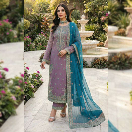 Akbar Aslam Organza Fancy