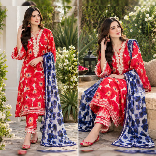 Maria B Lawn Fancy