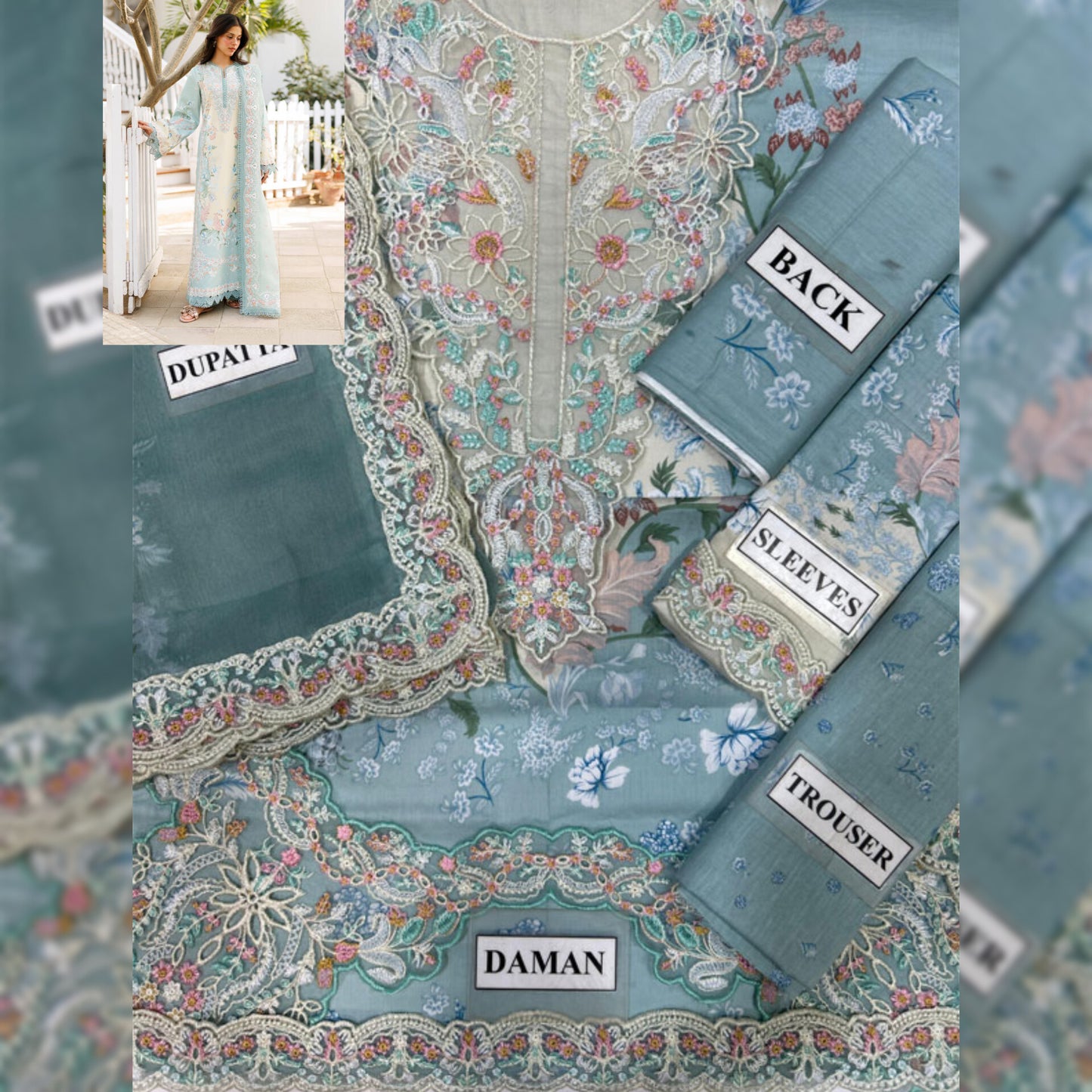 Afrozeh Lawn Fancy