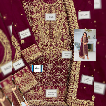 Asim Jofa Chiffon Fancy
