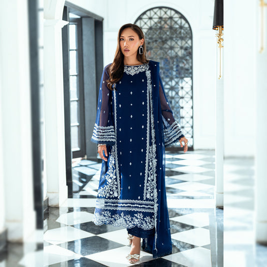 Azure Chiffon Fancy