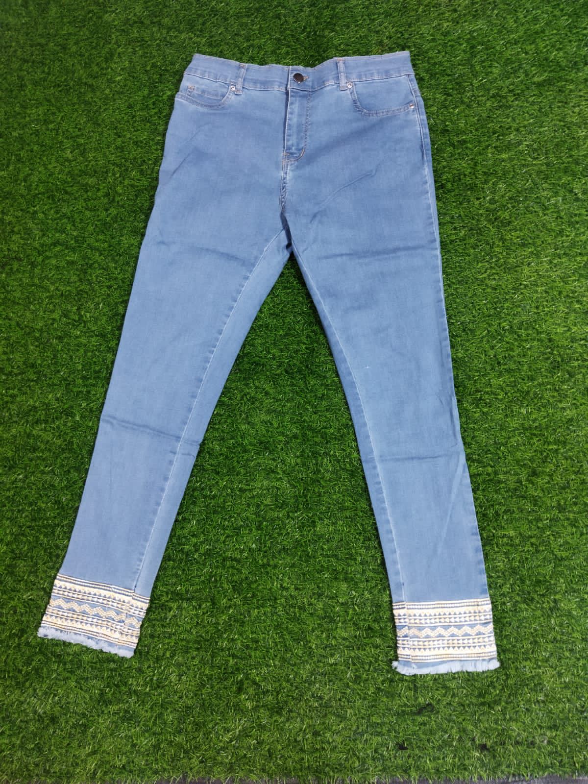Embroidered Jeans