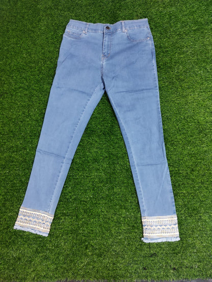 Embroidered Jeans