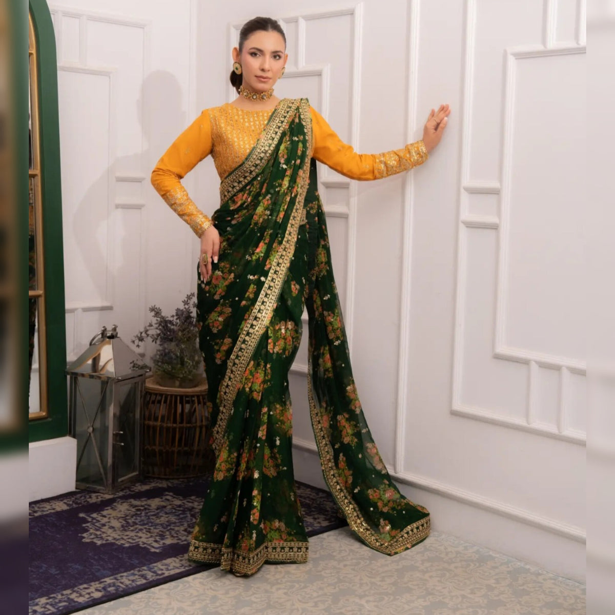 Aneela Chiffon Saree