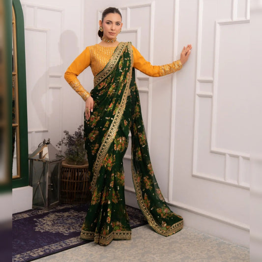 Aneela Chiffon Saree