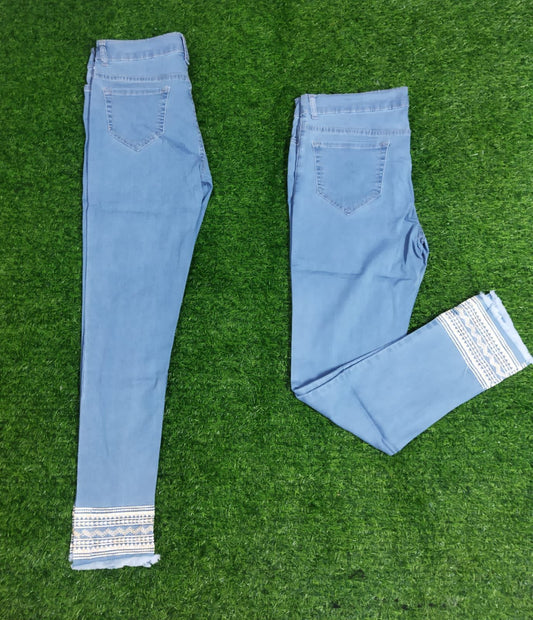 Embroidered Jeans