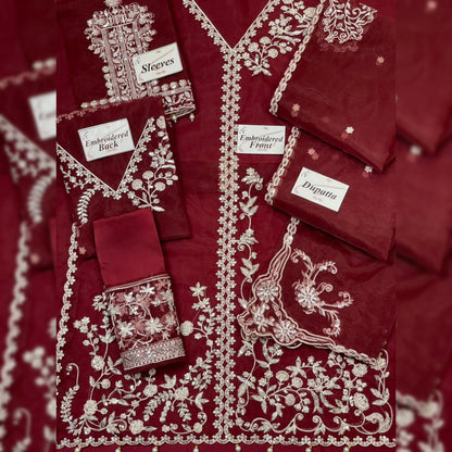 Agha Noor Organza Fancy