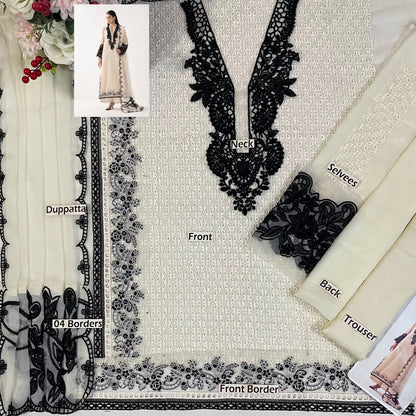 Maria B Chiffon Fancy