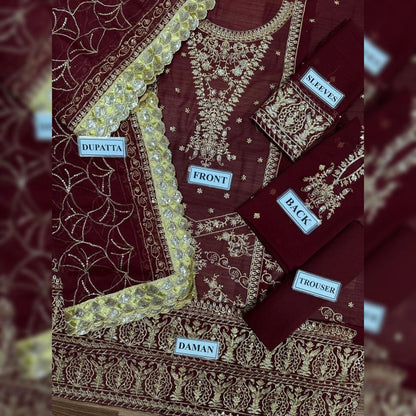 Asim Jofa Chiffon Fancy