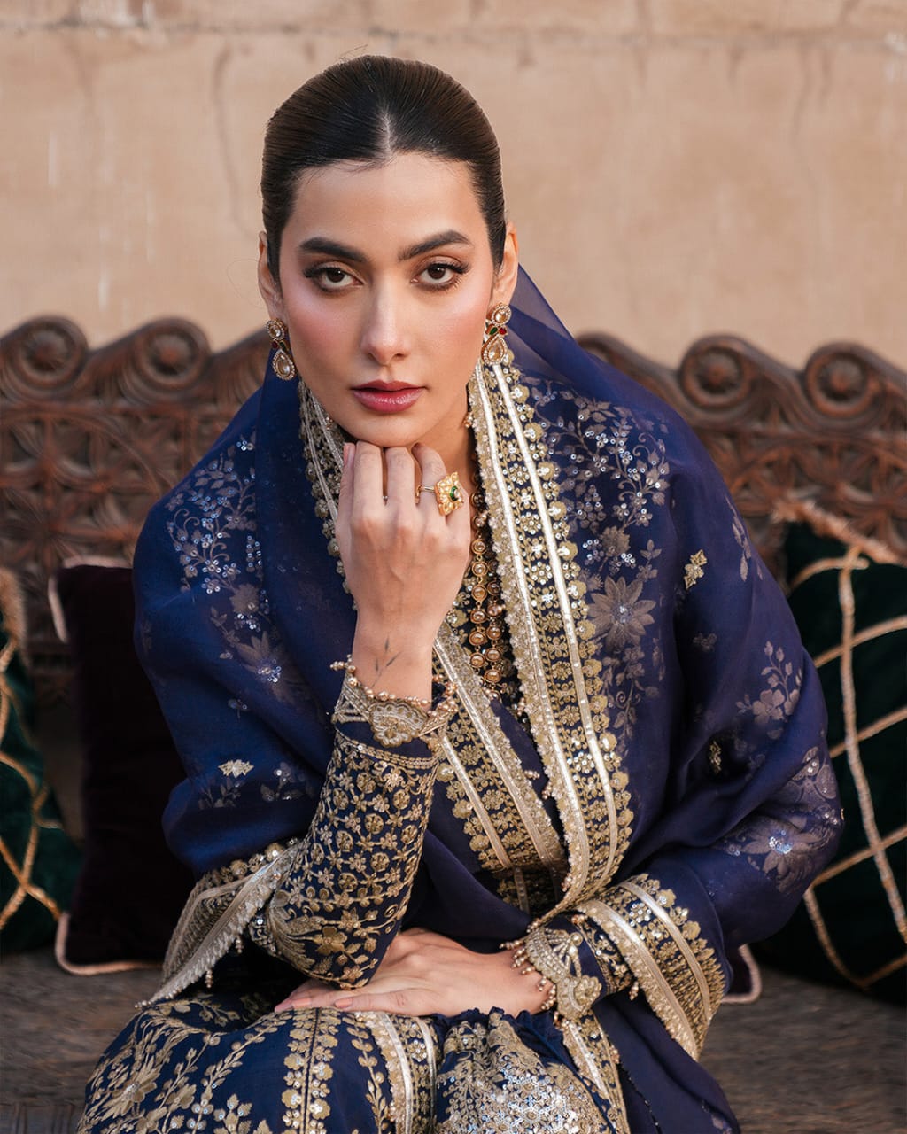 Faiza Saqlain Chiffon Fancy