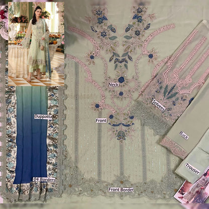 Maria B Chiffon Fancy