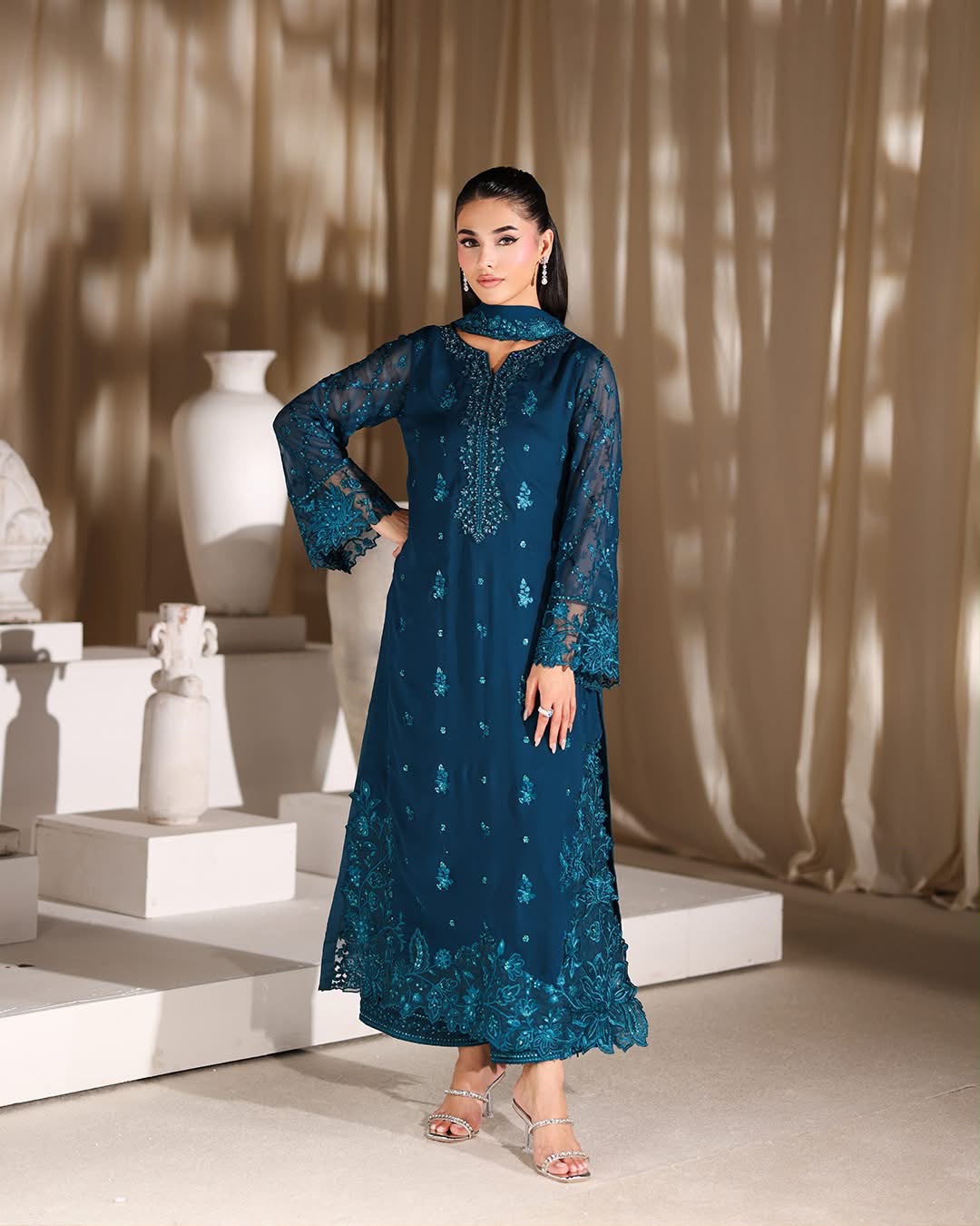 Azure Chiffon Fancy