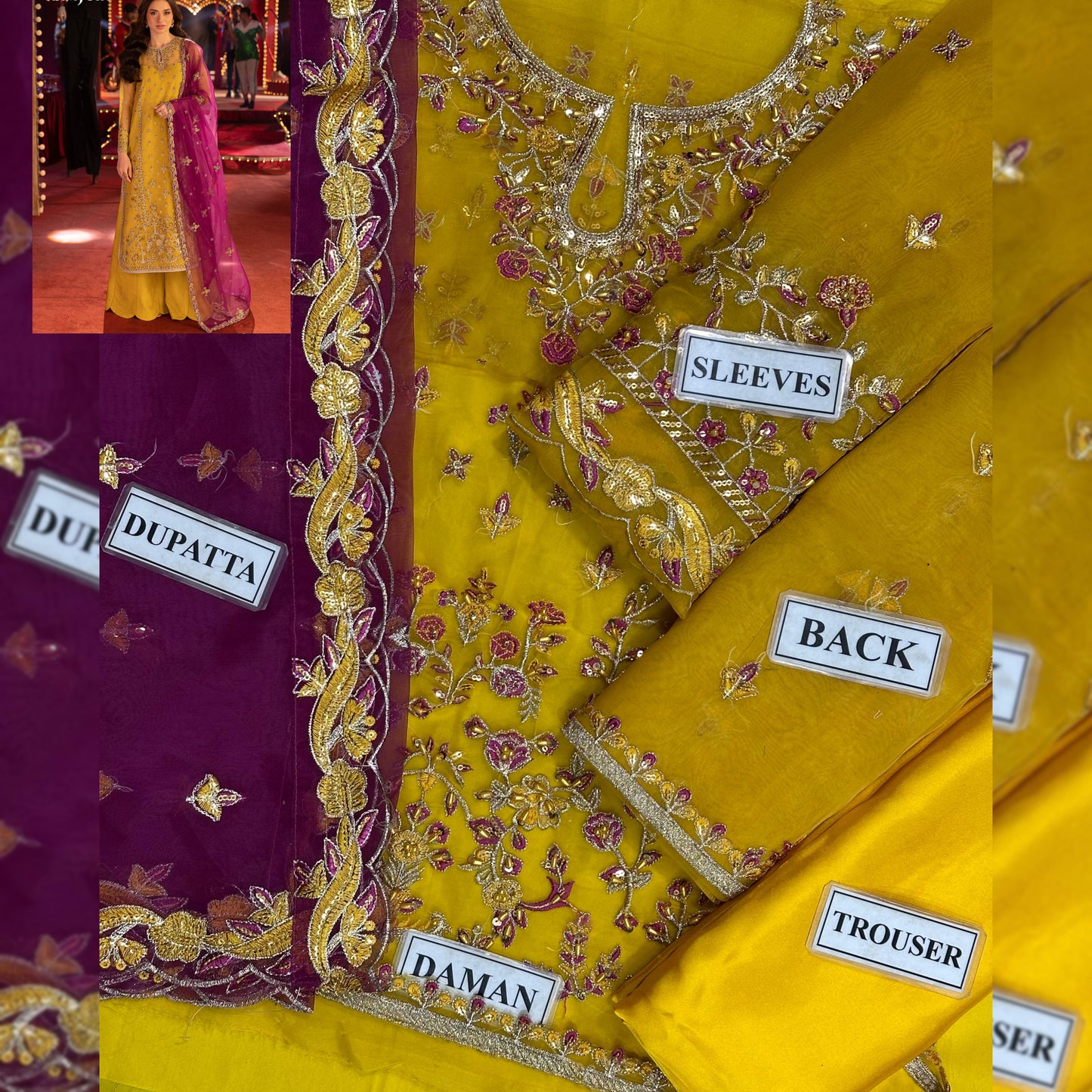Asim Jofa Organza Fancy
