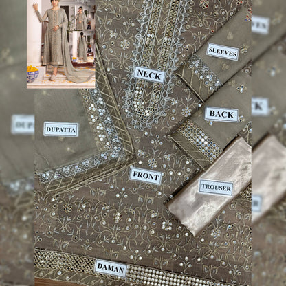 Asim Jofa Chiffon Fancy