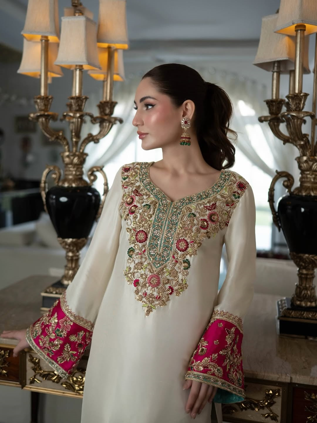 Aleena Khan Silk Fancy