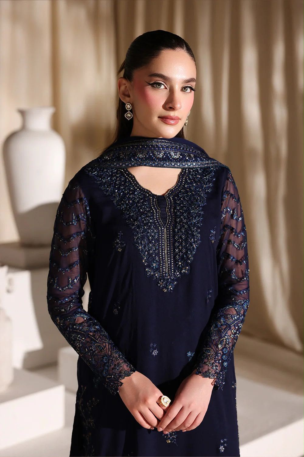 Azure Chiffon Fancy