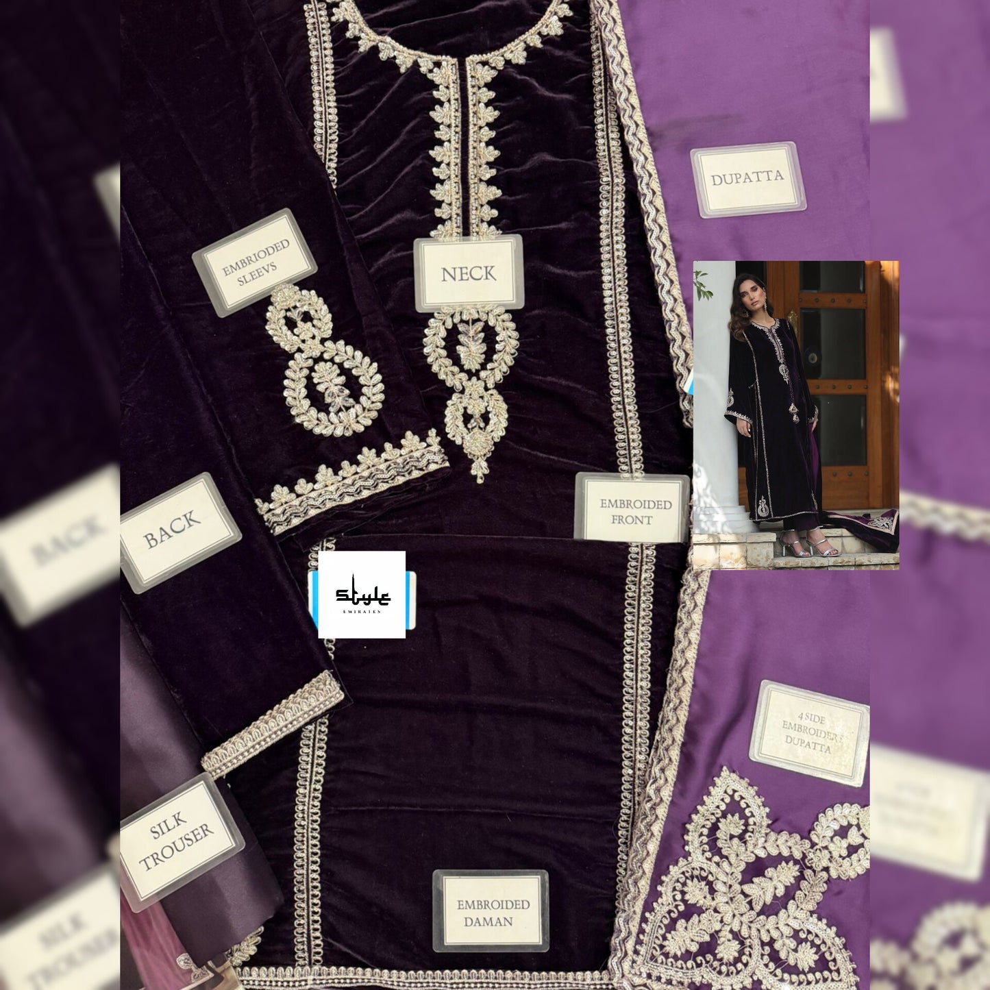 Farida Hasan Velvet Fancy