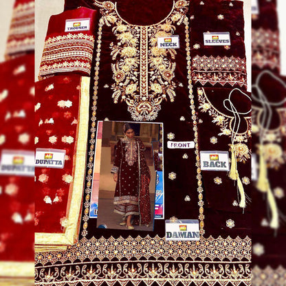 Annus Abrar Velvet Fancy
