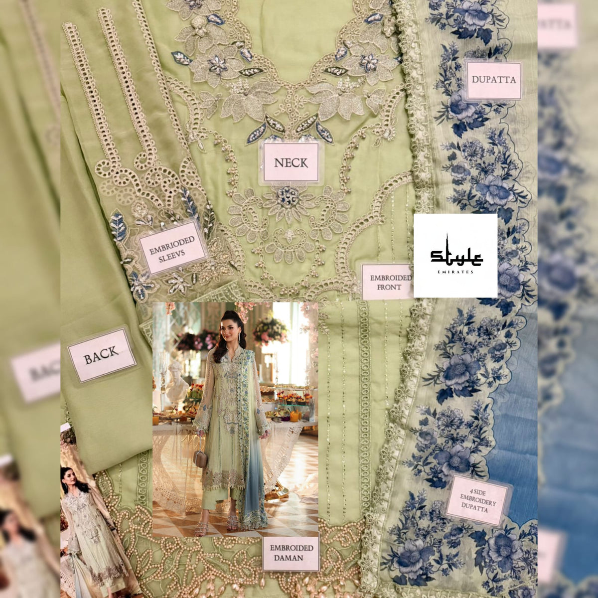 Maria B Chiffon Fancy