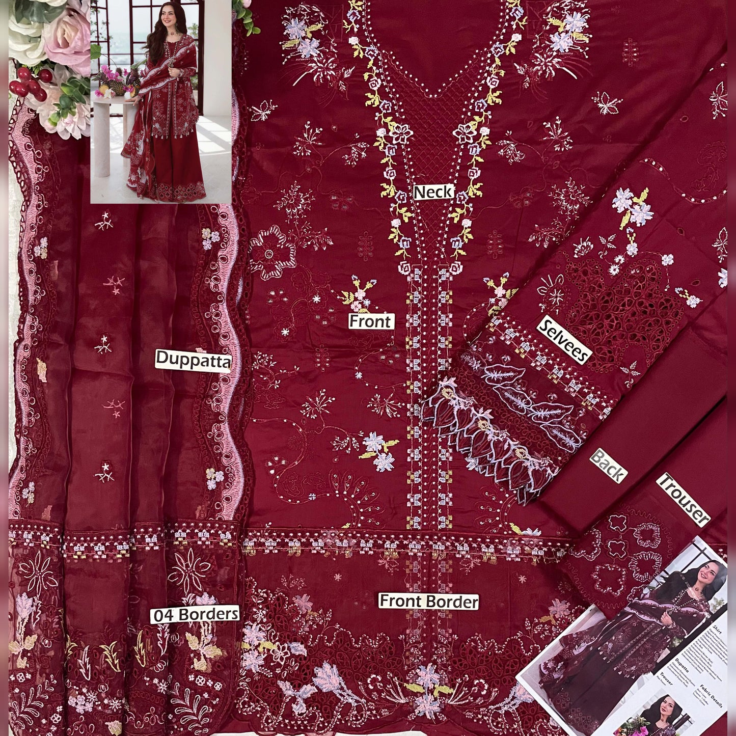 Qalamkar Lawn Fancy