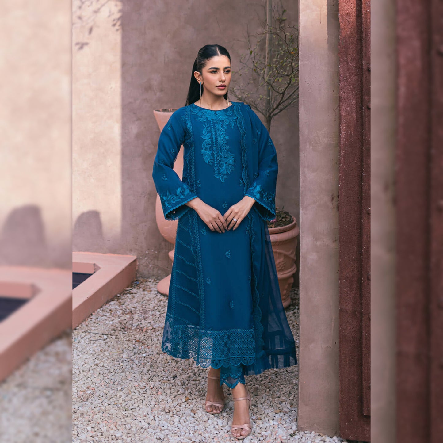 Azure Chiffon Fancy