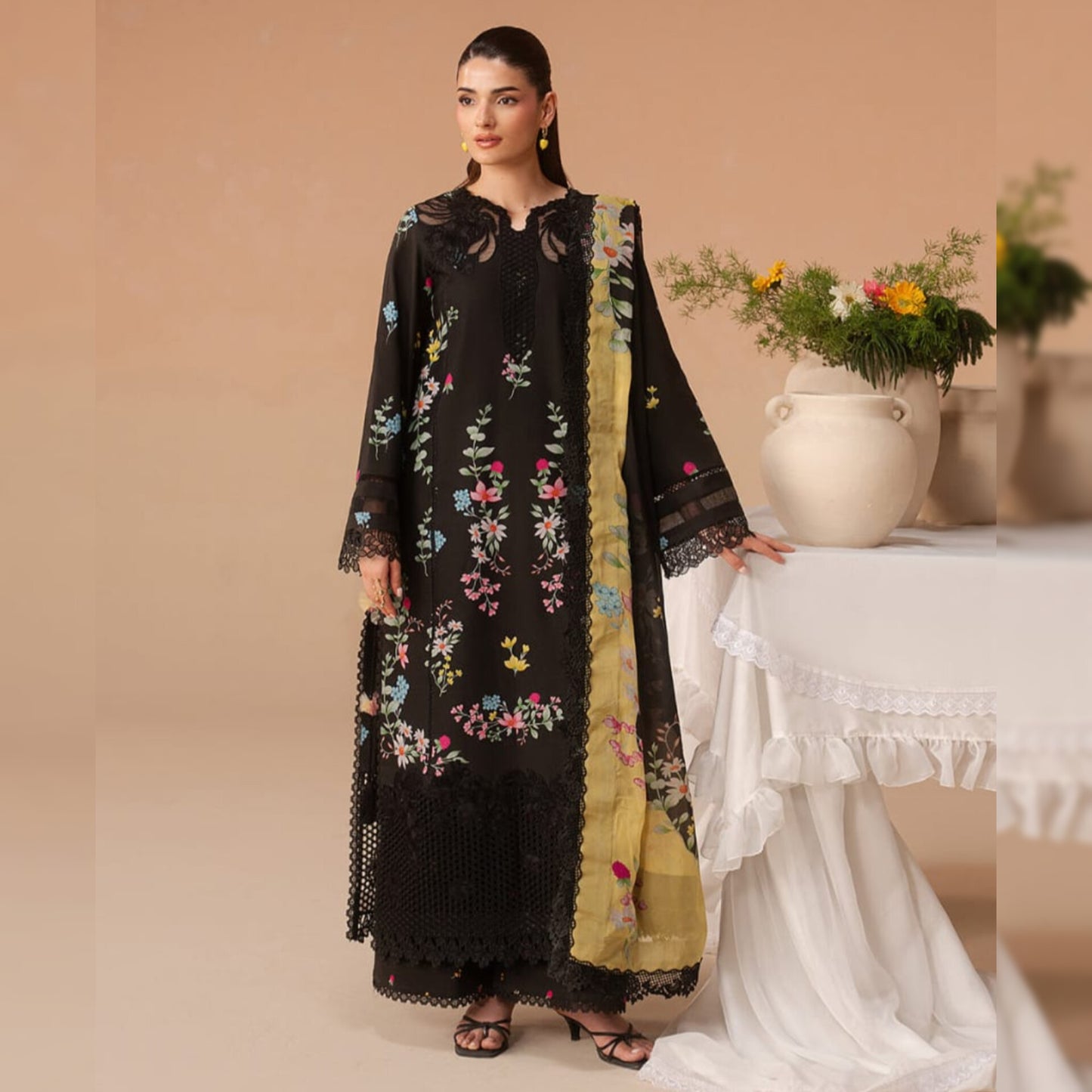 Afrozeh Linen Fancy