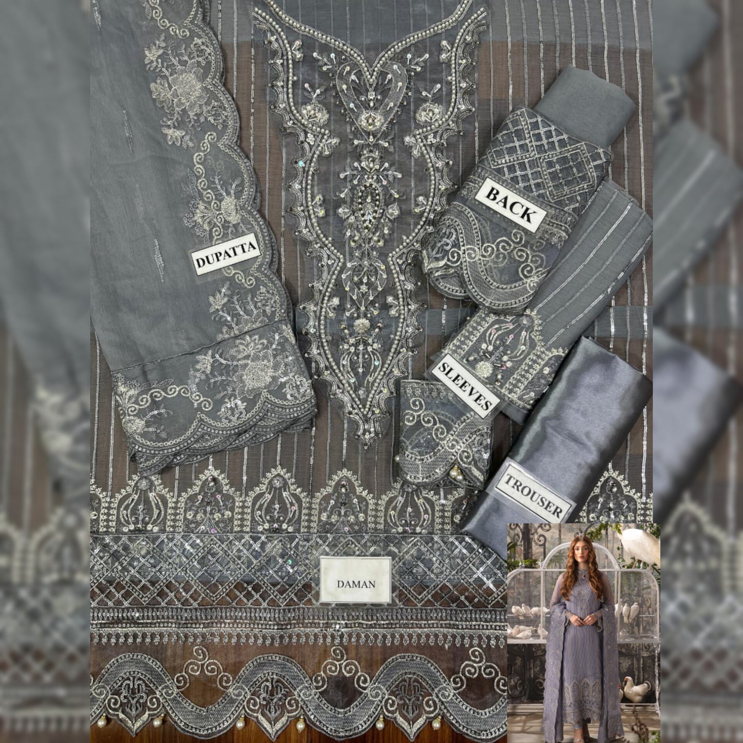 Afrozeh Chiffon Fancy