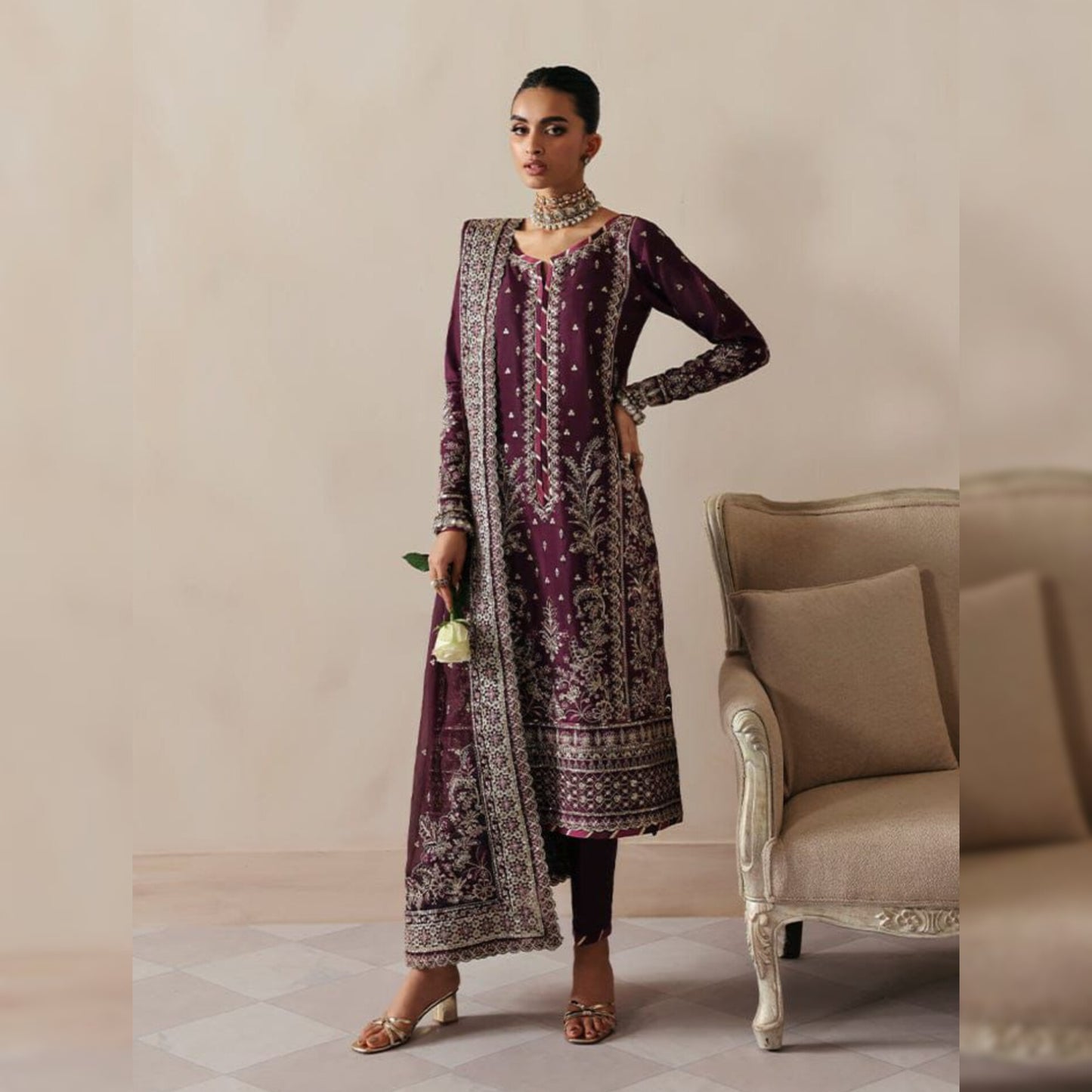 Gulaal Chiffon Fancy