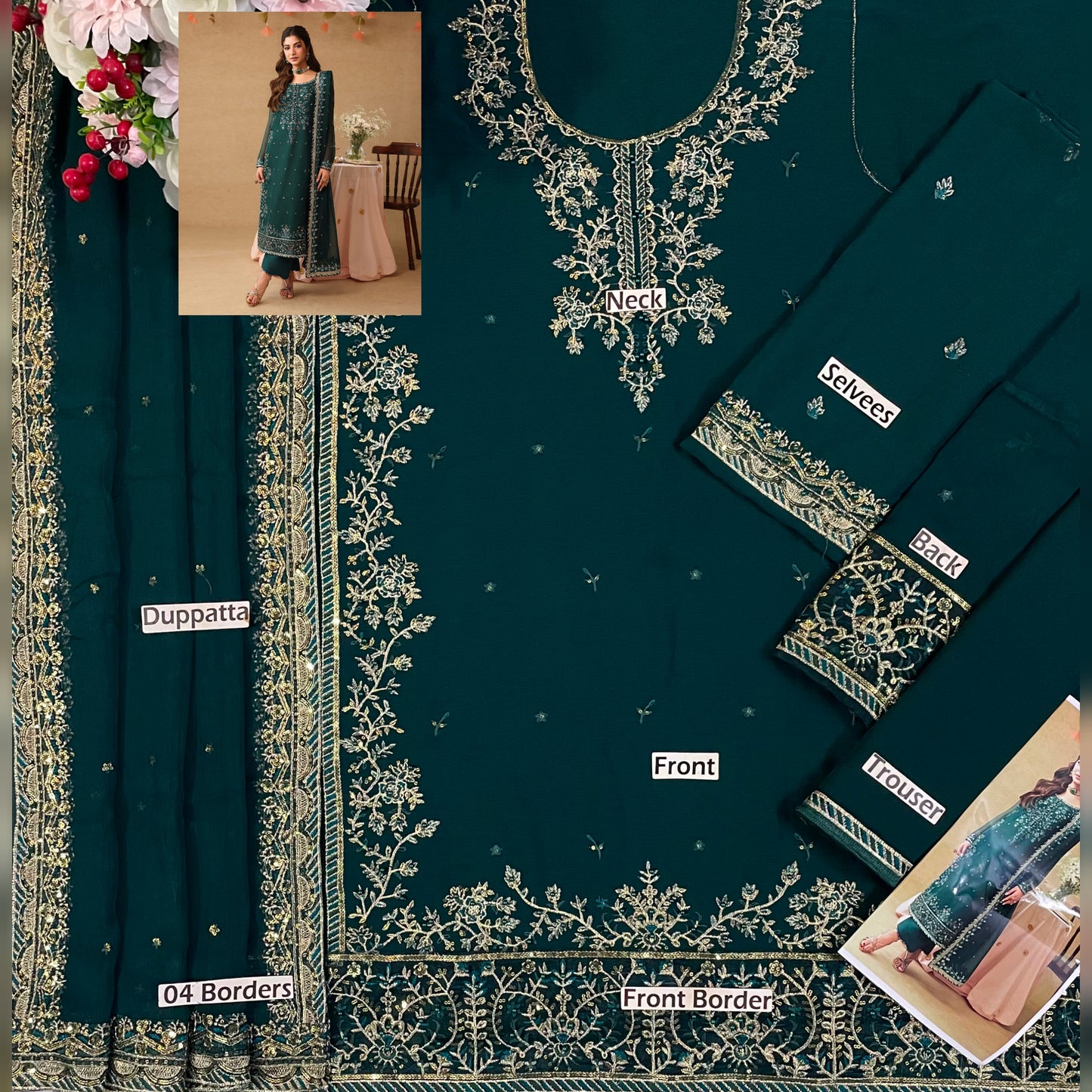 Asim Jofa Chiffon Fancy