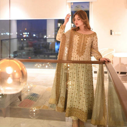 Haris Shakeel Chiffon Fancy