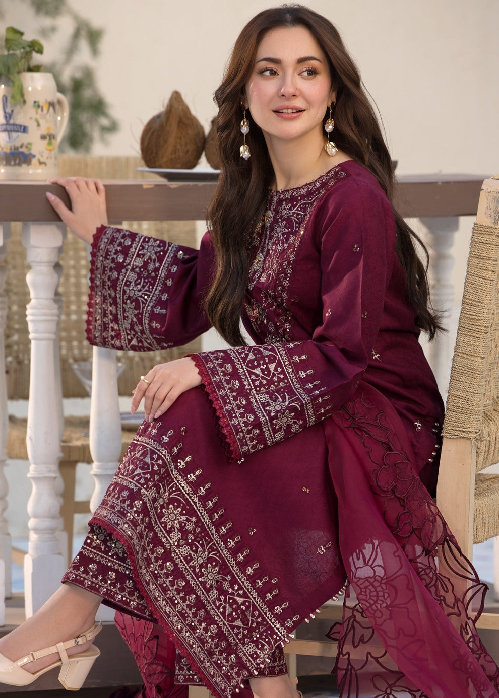 Qalamkar Lawn Fancy