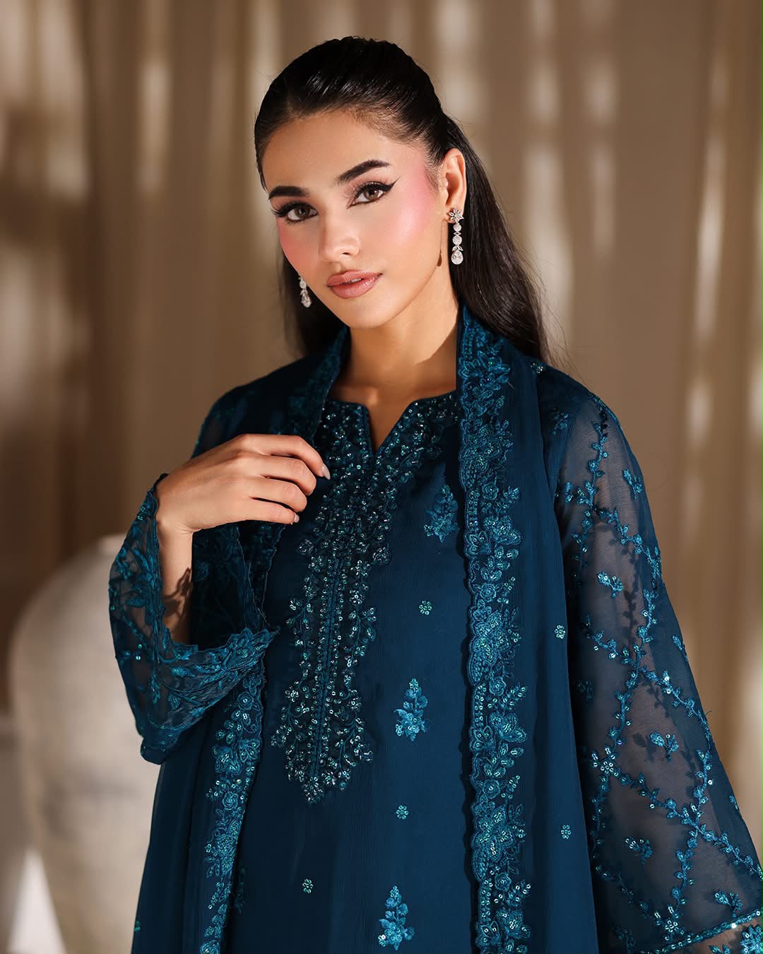 Azure Chiffon Fancy