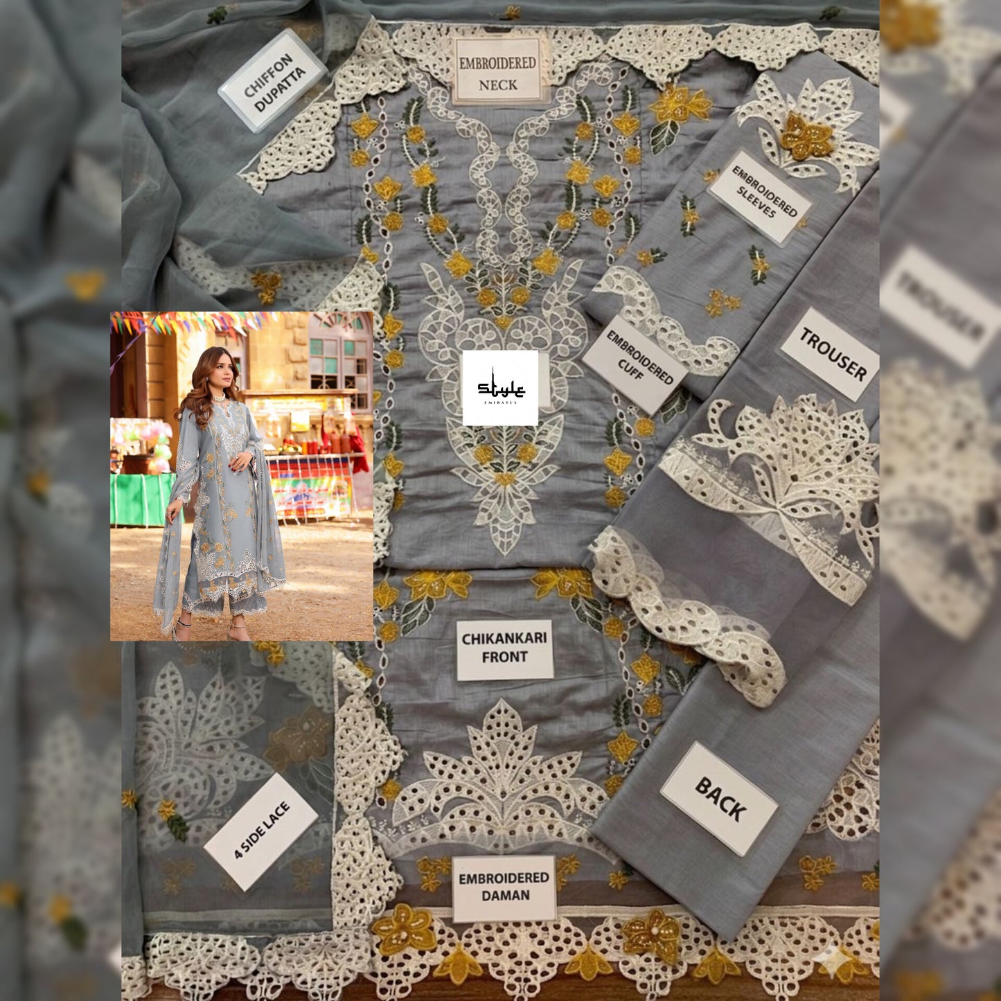Aneela Lawn Fancy