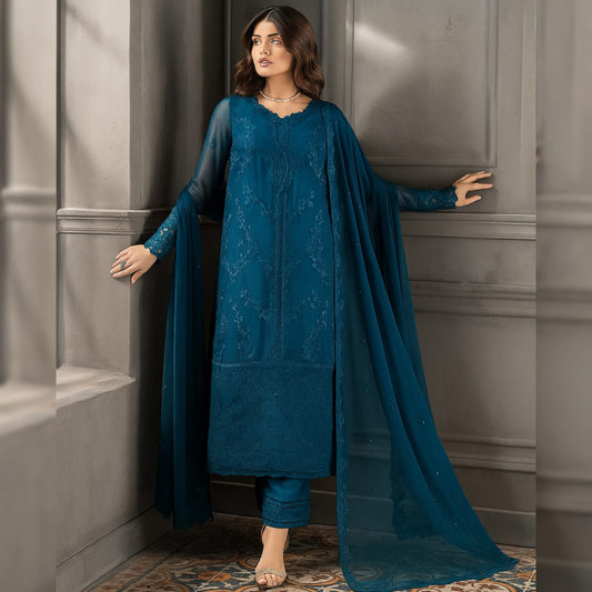 Azure Chiffon Fancy