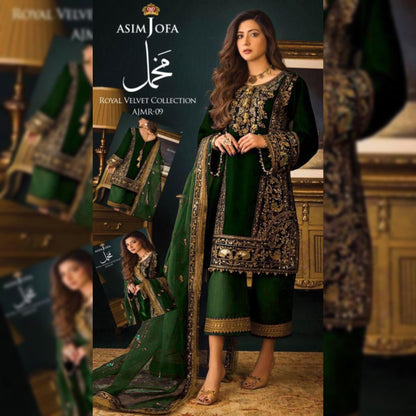 Asim Jofa Velvet Fancy