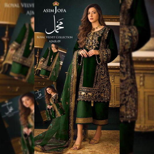 Asim Jofa Velvet Fancy
