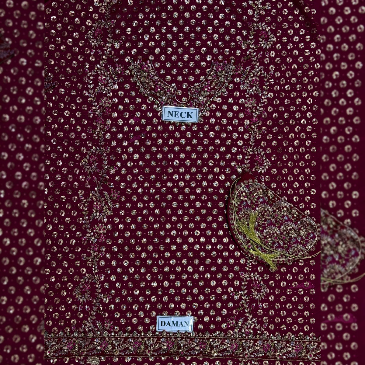 Haris Shakeel Chiffon Fancy
