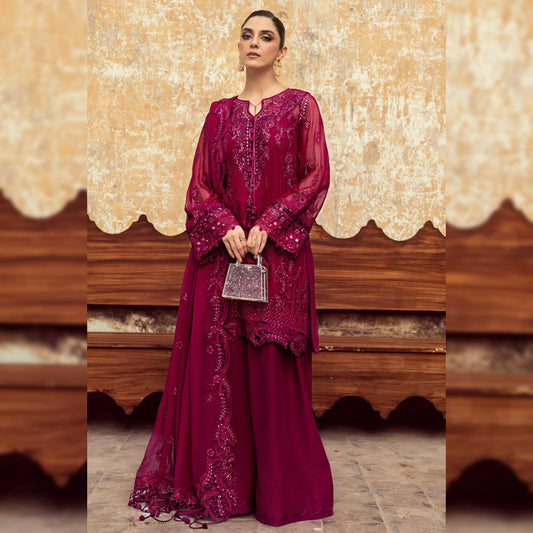 Qalamkar Chiffon Fancy