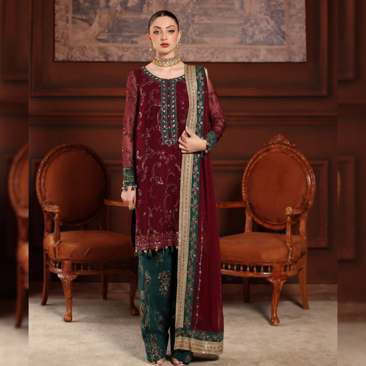 Nureh Chiffon Fancy