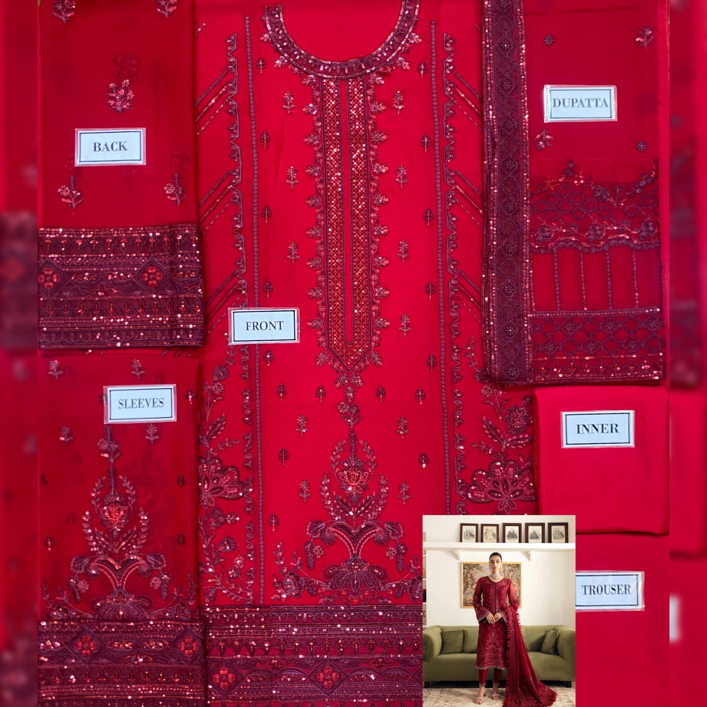 Gulaal Chiffon Fancy