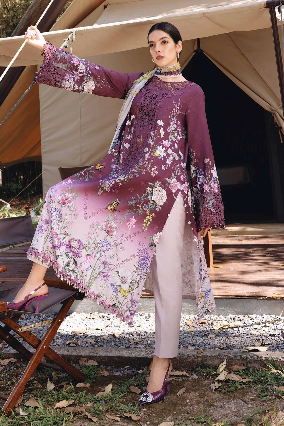 Maria B Lawn Fancy