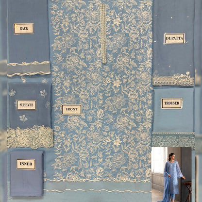 Azure Chiffon Fancy